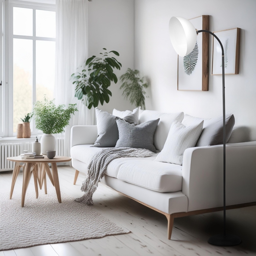 Lampadaire ZACK 1xE27/15W/230V noir