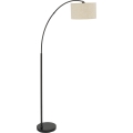 Lampadaire ZENITH 1xE27/15W/230V noir/beige