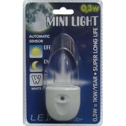 Lampe à brancher MINI-LIGHT (lumière bleue)