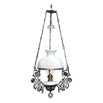 Lampe à huile suspendue 85 cm
