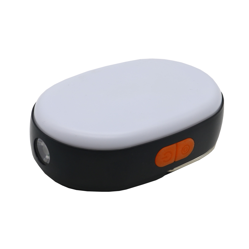 Lampe à intensité variable rechargeable avec fonction de batterie portative K4 LED/1W/5V 3000-6500K IPX4 4000 mAh noir