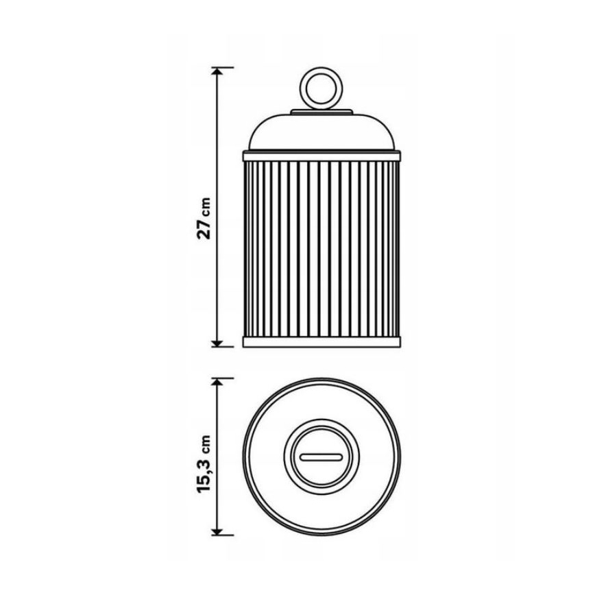 Lampe à intensité variable extérieure CANARI LED/2W/5V IP44