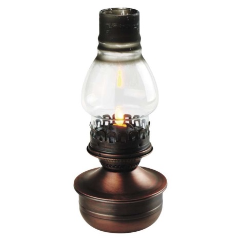 Lampe à pétrole LED décorative VINTAGE 1xLED/1,5W/3xAA