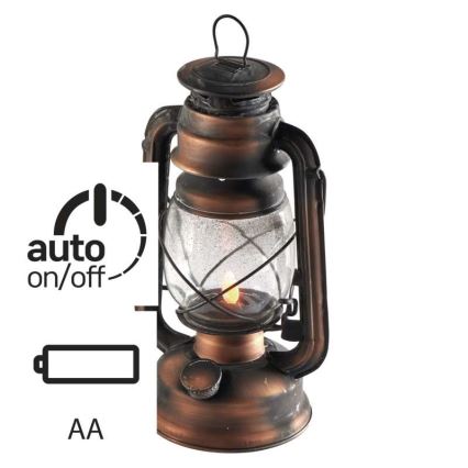 Lampe à pétrole LED décorative  VINTAGE 1xLED/1,5W/3xAA