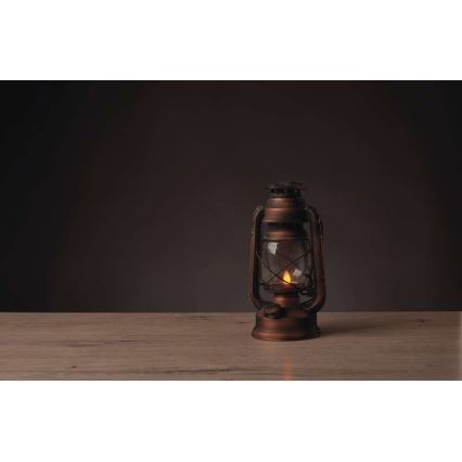 Lampe à pétrole LED décorative  VINTAGE 1xLED/1,5W/3xAA