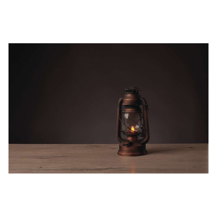 Lampe à pétrole LED décorative  VINTAGE 1xLED/1,5W/3xAA