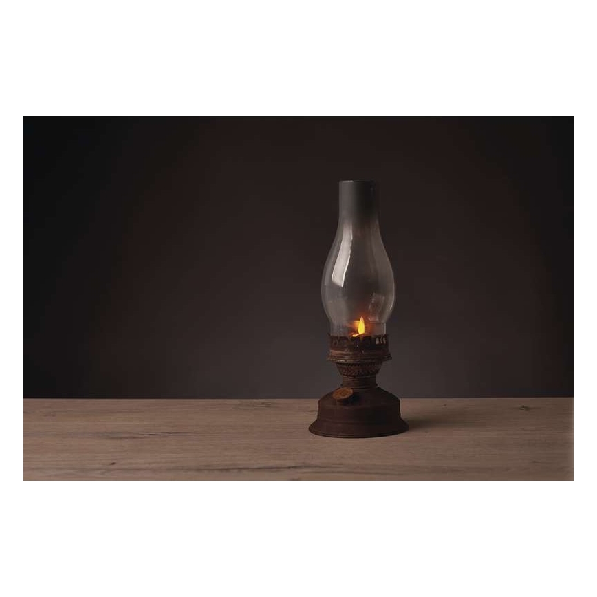 Lampe à pétrole LED décorative VINTAGE 1xLED/1,5W/3xAA