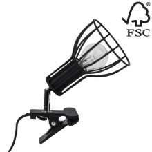 Lampe à pince MEGAN 1xE14/40W/230V - certifié FSC