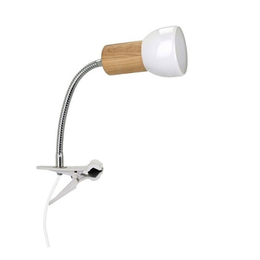 Lampe à pince SVENDA 1xE27/60W/230V chêne