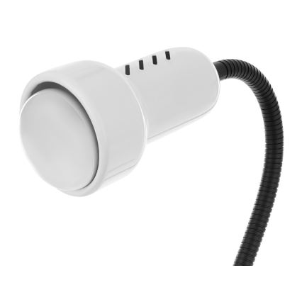 Lampe avec une pince LOLEK 1xE14/24W/230V blanche