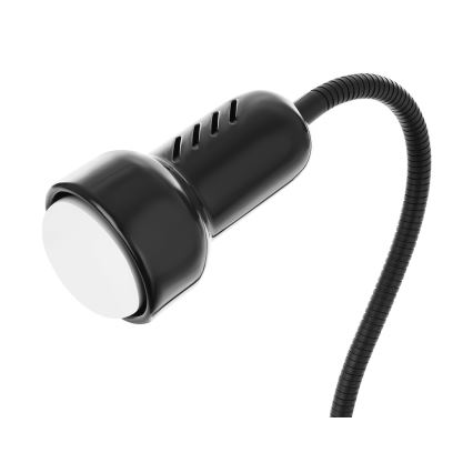 Lampe avec une pince LOLEK 1xE14/24W/230V noire