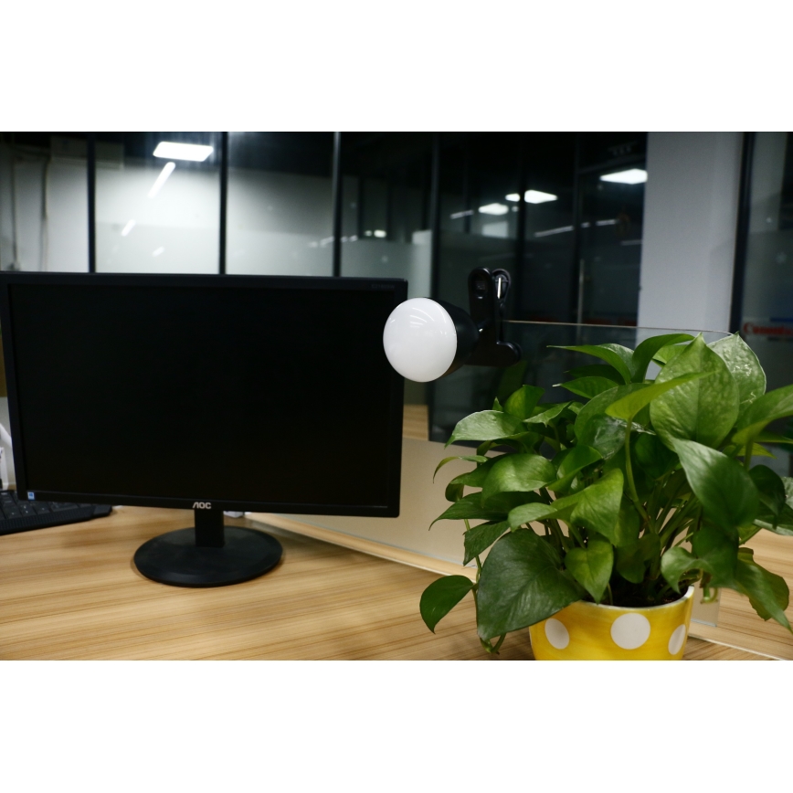 Alimentation USB Lampe de bureau avec porte clip LED USB