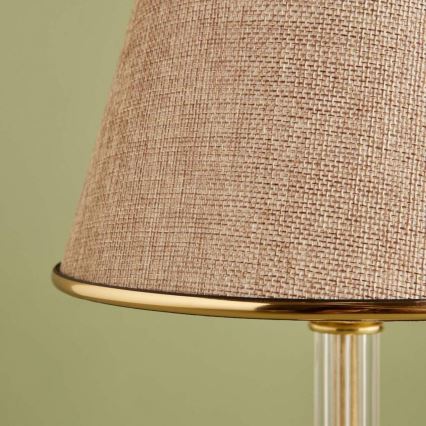 Lampe de bureau AYD 1xE27/40W/230V beige/doré