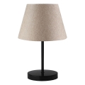 Lampe de bureau AYD 1xE27/40W/230V beige/noir