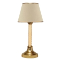 Lampe de bureau AYD 1xE27/40W/230V beige/or