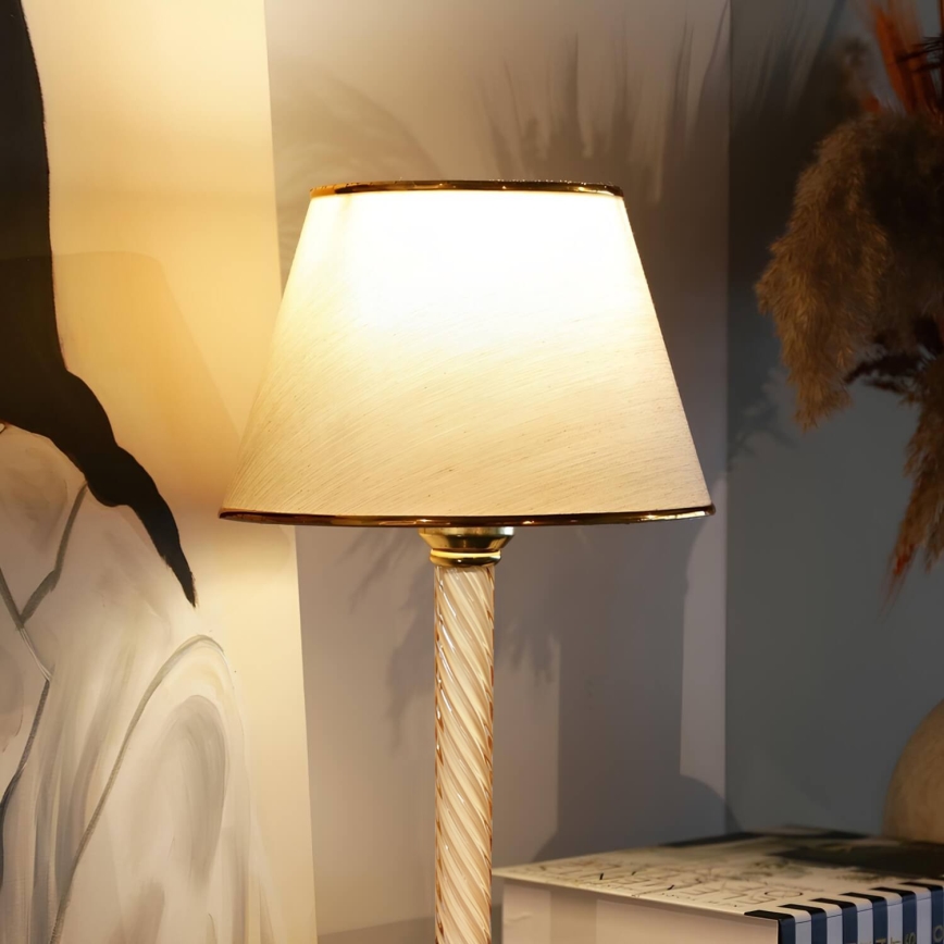 Lampe de bureau AYD 1xE27/40W/230V beige/or