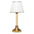 Lampe de bureau AYD 1xE27/40W/230V blanche/or