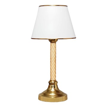 Lampe de bureau AYD 1xE27/40W/230V blanche/or