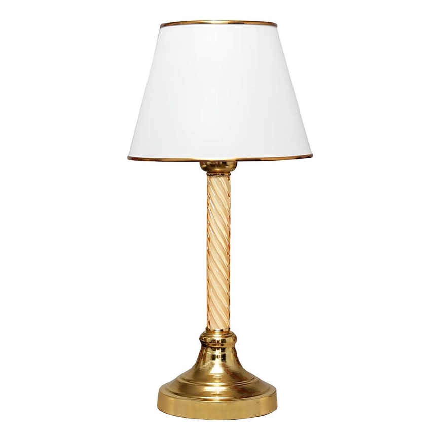 Lampe de bureau AYD 1xE27/40W/230V blanche/or