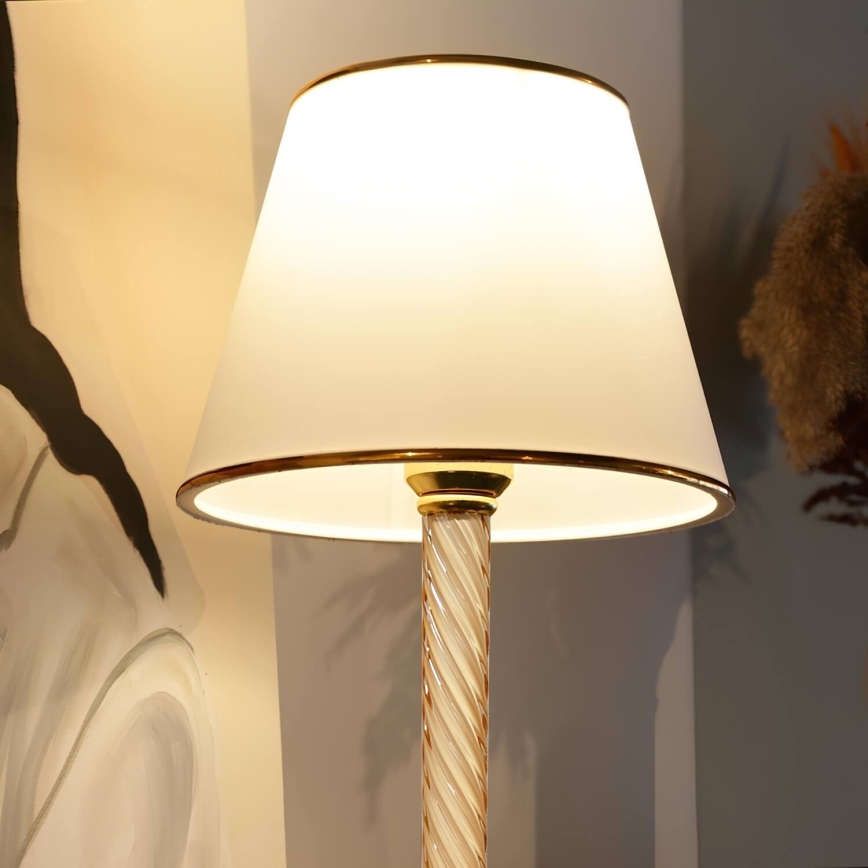 Lampe de bureau AYD 1xE27/40W/230V blanche/or