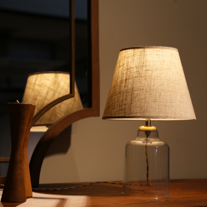 Lampe de bureau AYD 1xE27/40W/230V crème/clair