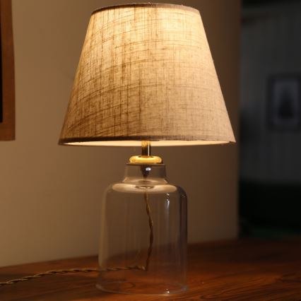 Lampe de bureau AYD 1xE27/40W/230V crème/clair