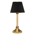 Lampe de bureau AYD 1xE27/40W/230V noire/or