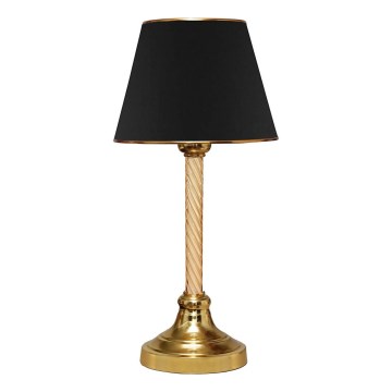 Lampe de bureau AYD 1xE27/40W/230V noire/or