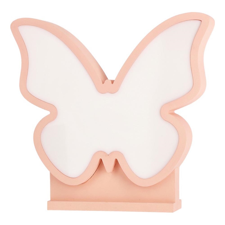 Lampe de bureau enfant LED BUTTERFLY LED/14W/230V rose