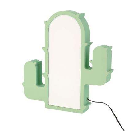 Lampe de bureau enfant LED CACTUS LED/10W/230V verte