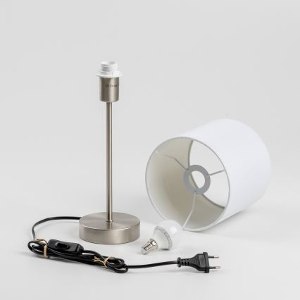 Lampe de bureau LED 1xE14/5W/230V blanc/chrome mat