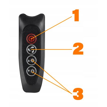 Lampe de bureau LED tactile, dimmable et flexible à pince LED/10W/5/230V 3000/4000/6000K noire