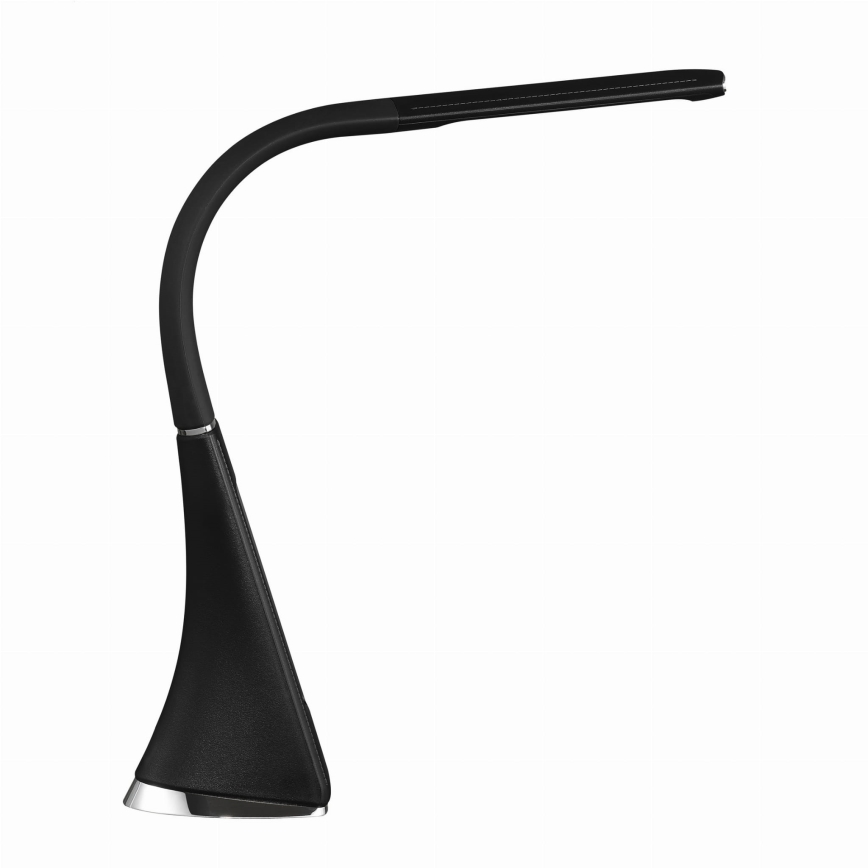 Lampe de table tactile dimmable à LED avec écran LED/7W/5V, noire