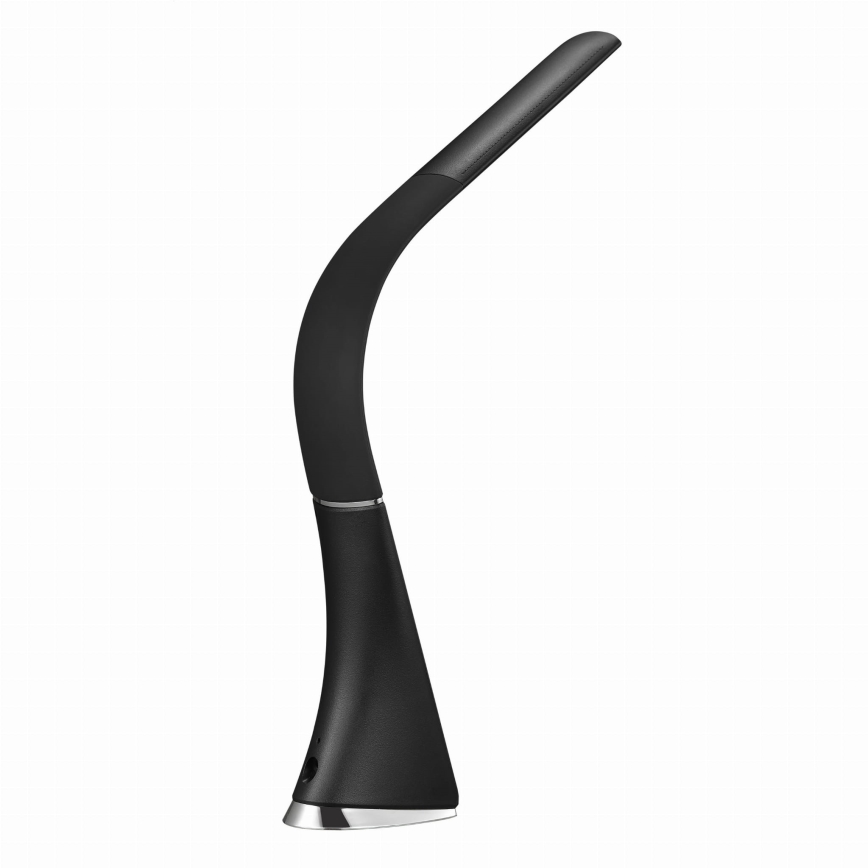 Lampe de table LED dimmable à commande tactile avec écran LED/10W/5V, noire