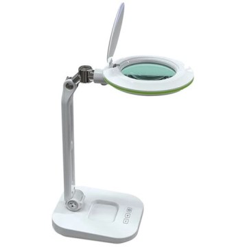 Lampe de bureau LED dimmable avec loupe LED/7W/230V 6500K blanche
