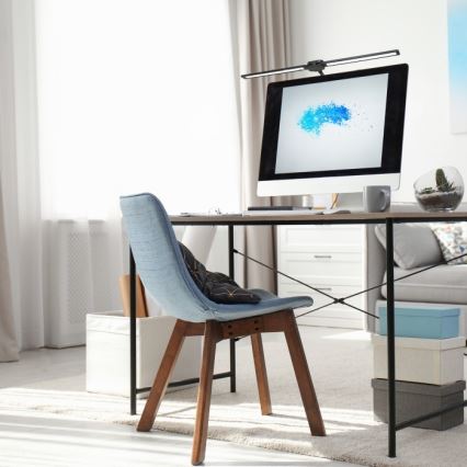 Lampe de bureau LED dimmable USB TENUIX DUO LED/14W/5V 3000-6000K noire