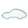 Lampe de bureau LED pour enfants CAR LED/11W/230V bleue