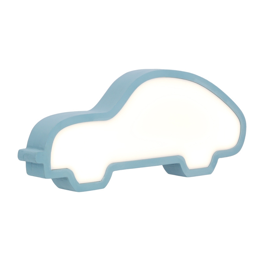 Lampe de bureau LED pour enfants CAR LED/11W/230V bleue