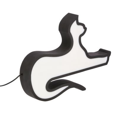 Lampe de bureau LED pour enfants CAT LED/13W/230V noire