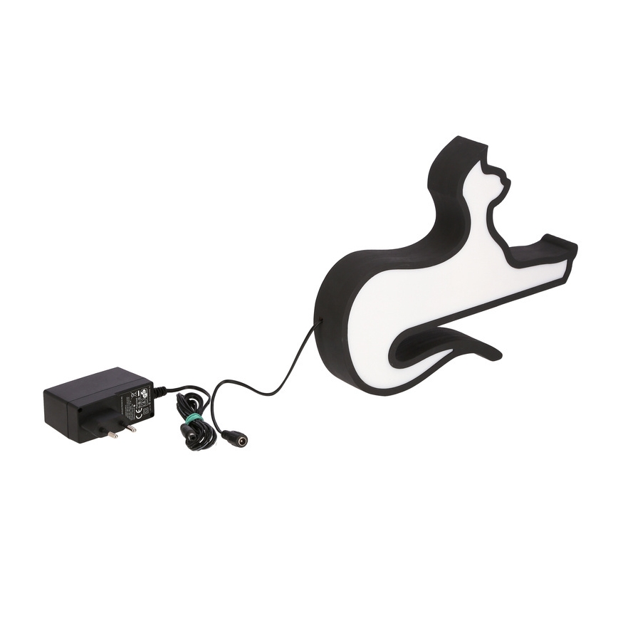 Lampe de bureau LED pour enfants CAT LED/13W/230V noire