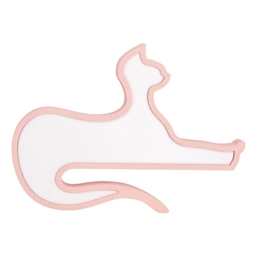 Lampe de bureau LED pour enfants CAT LED/13W/230V rose