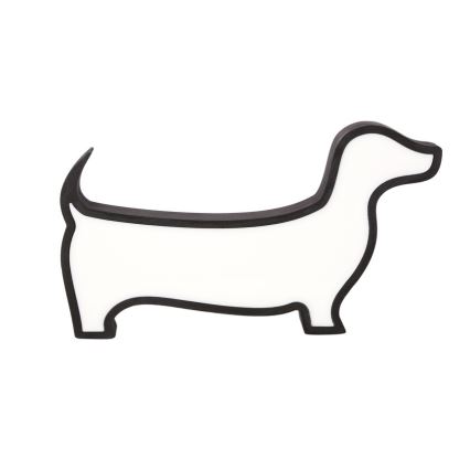 Lampe de bureau LED pour enfants DOG LED/12W/230V noire