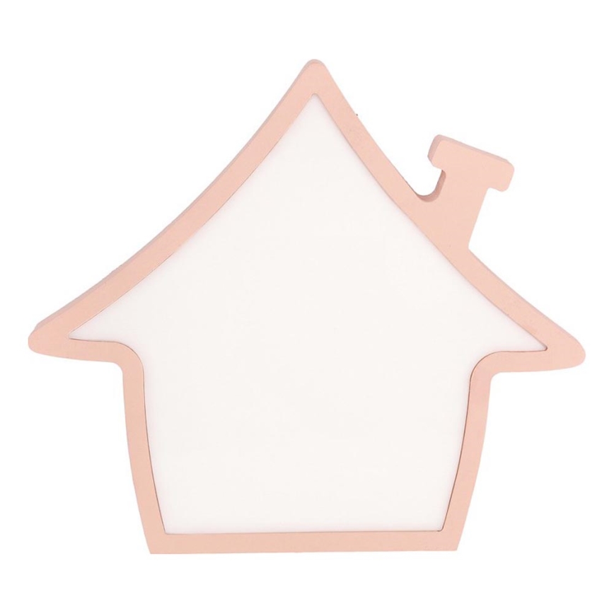 Lampe de bureau LED pour enfants HOUSE 10W 230V rose