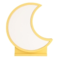 Lampe de bureau LED pour enfants MOON LED/12W/230V jaune