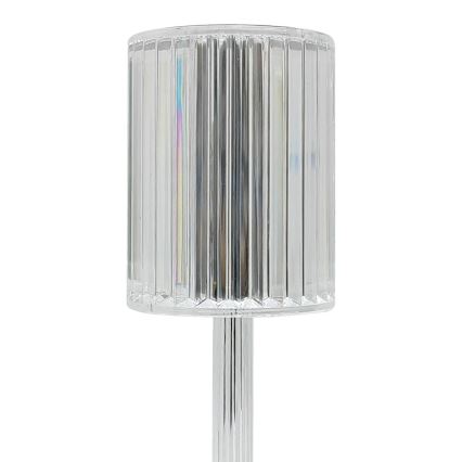Lampe de bureau LED rechargeable à commande tactile SIMPLE LED/1W/5V 2400 mAh 3000-6000K transparente