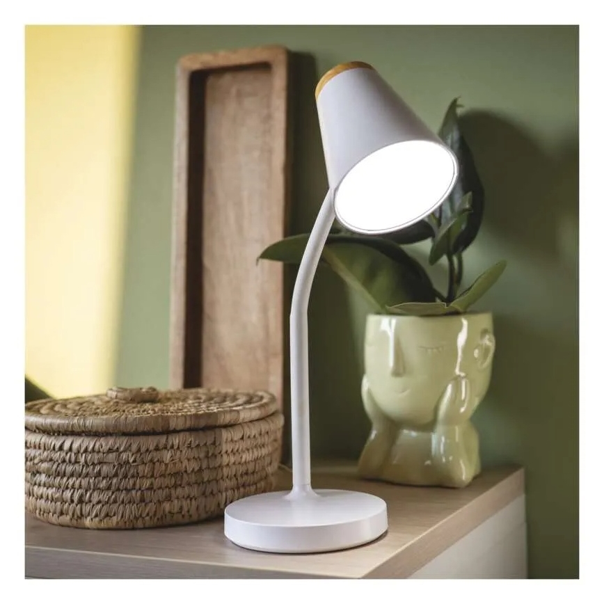 Lampe de bureau LED TARA, 4,5 W, 230 V, 4000 K, blanche