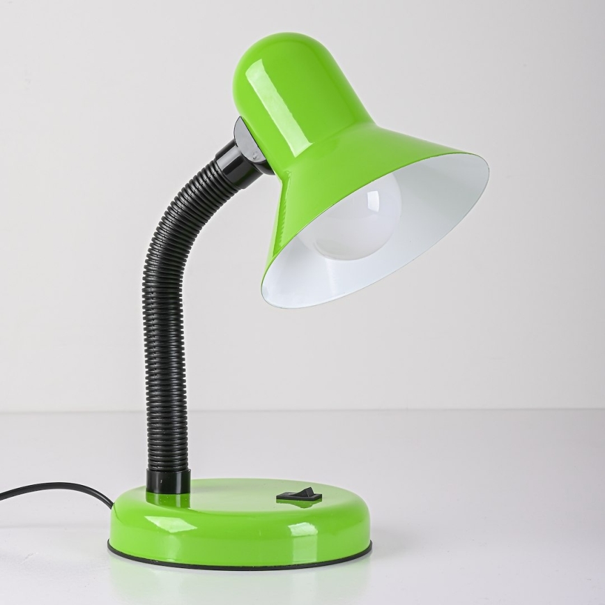 Lampe de bureau MENTOR 1xE27/15W/230V verte