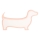 Lampe de bureau pour enfants DOG LED/12W/230V rose