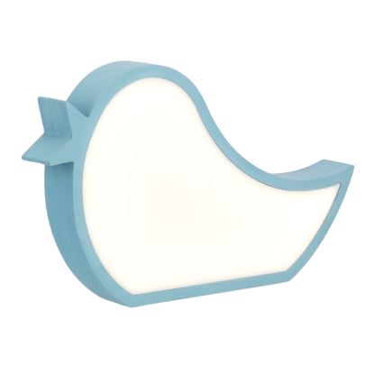 Lampe de bureau pour enfants LED BIRD 12W/230V bleu