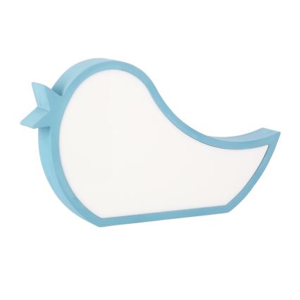 Lampe de bureau pour enfants LED BIRD 12W/230V bleu